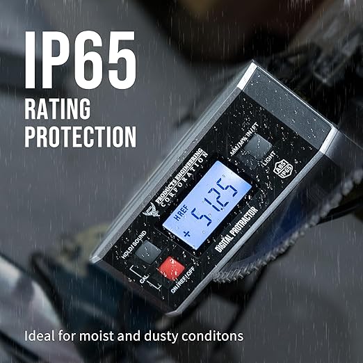 Digital Inclinometer, 360° Protractor Angle Finder Level, Magnetic V-Groove Base Protractor with Large Backlit LCD Display, High-Precision Meter Tool for Machining, Woodworking & Construction