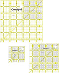Omnigrid Square Quilting Ruler Value Pack (2-1/2", 4-1/2", 6-1/2")