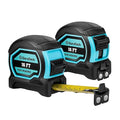 DURATECH Magnetic Tape Measure 16FT with Fractions 1/8, 2 Pack Retractable Measuring Tape, Easy to Read Both Side Measurement Tape, Magnetic Hook and Shock Absorbent Case for Construction, Carpenter