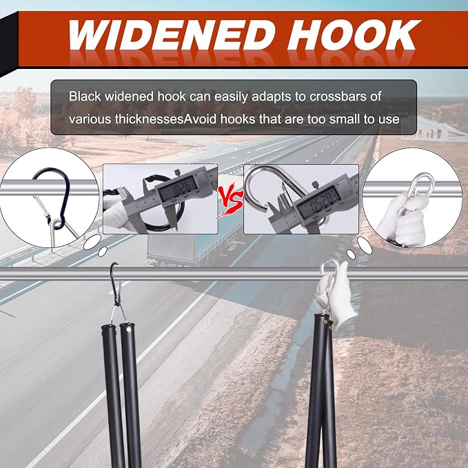 CheeMuii 20" Double Tender Spring Kit & 3-in-1 Semi Truck Air Line Holder