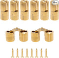 14mm Invisible Brass Barrel Hinges Hidden Concealed Furniture Hinges 180 Degree Opening Angle 8Pcs