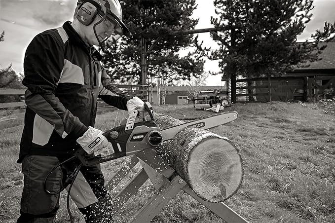 Oregon CS1400 15 Amp Electric Chainsaw, Powerful Corded Electric Saw with 16-Inch Guide Bar & ControlCut Saw Chain, Quiet & Low Kickback, 2-Year Warranty (603348)