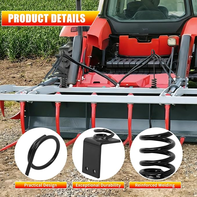 2PCS Tractor Hydraulic Hose Hanger - 0.3" Thick Plate (8cm) Black Hose Holder Clamp, Bolt-On/Weld-On | Rust-Proof & Vibration-Resistant | Perfect for Farm & Outdoor Use