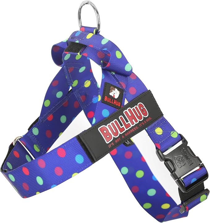 Adjustable Dog Harness– No Pull, No Choke – for English Bulldogs, French Bulldogs, Pugs & Broad-Chested Breeds – Easy, Safe Walks (Teal, Large)