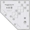 Creative Grids Pineapple Trim Tool Quilt Ruler – CGRJAW3 – Made in USA, 10-1/2in x 10-1/2in, Non-Slip Grip Acrylic Quilting, Sewing, Crafting, Patchwork Ruler & Template
