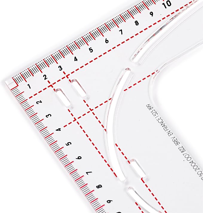 Prym Dressmaker's Ruler, 20 x 24.5 x 0.16 cm