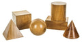 EISCO Geometrical Models Set - 6 Shapes, Large Scale Made of Solid Wood, Polished 3-Dimensional Learning Tool for Geometry, Spatial Recognition and Visualizing Calculus- Eisco Labs