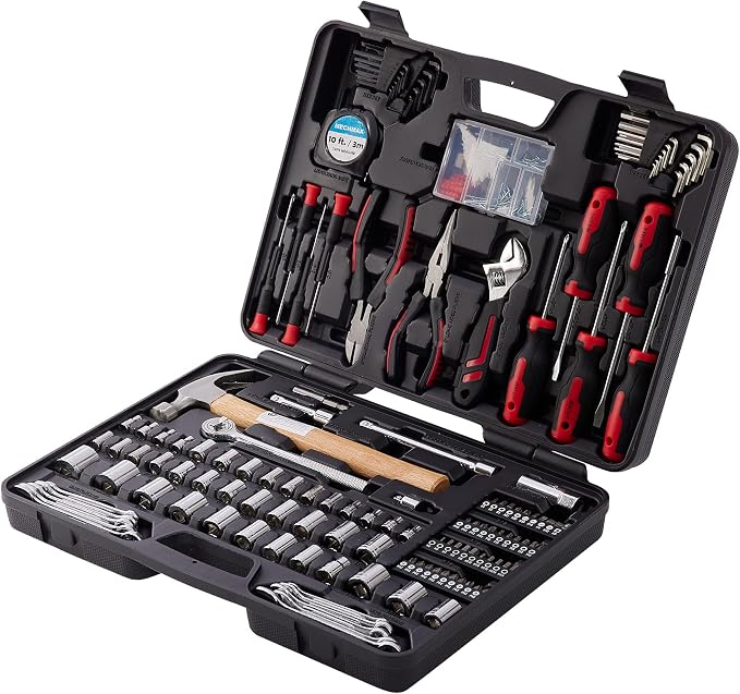 MECHMAX 245-Piece Mechanics Tool Set and Socket Wrench Kit