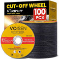 VOISEN 4 1/2 Cut Off Wheel,100 PCS Angle Grinder Cutting Disc 4-1/2" x 1/21" x 7/8" Thin Metal & Stainless Steel Cutting Wheel,Grinder Blades Professional Fast Cutting Disc