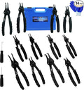 SGT Snap Ring Pliers Set, 14pcs Internal and External Circlip Pliers