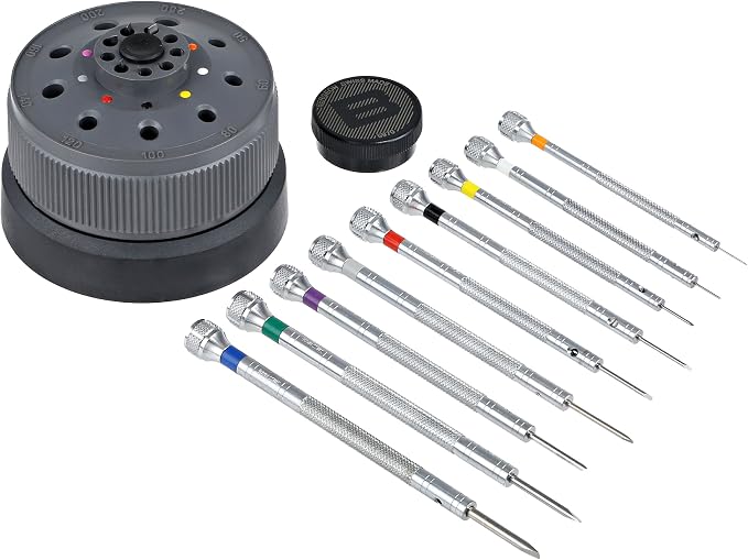 Bergeon 55-613 Nine Screwdriver Set Watch Repair Kit