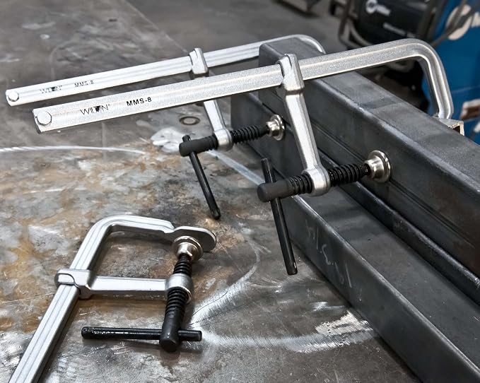 Wilton Light-Duty F-Clamp, 12" Opening, 4" Throat, 660 Lbs. Clamping Force (Model 660S-12)