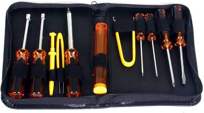StarTech.com 11 Piece Computer Tool Kit - PC Repair Tool Kit with Zippered Vinyl Carrying Case , TAA (CTK200)