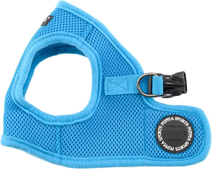 PUPPIA International Harness Soft B Vest, X-Small, Sky Blue