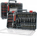 86-Piece Magnetic Impact Nut Driver Set, SAE/Metric Nut Driver Set, Right Angle Drill Driver, Socket Adapters, Bit Holder, Wing Nut Driver, Ratchet Bit Driver, Quick Release Extension, Power Bits