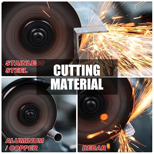 EZARC Cut Off Wheel 25 Pack, 4.5" x .045" x 7/8" Cutting Wheel, Metal & Stainless Steel Cutting Disc for Angle Grinder