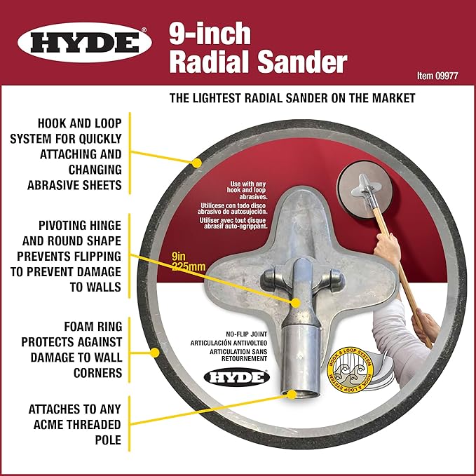 Hyde 09977 Radial Sander