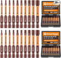 Amartisan 20-Piece Hex Head Allen Wrench Drill Bit Set, Metric and SAE S2 Steel Hex Bits Set, Magnetic Tips, 2.3" Long With Storage box.