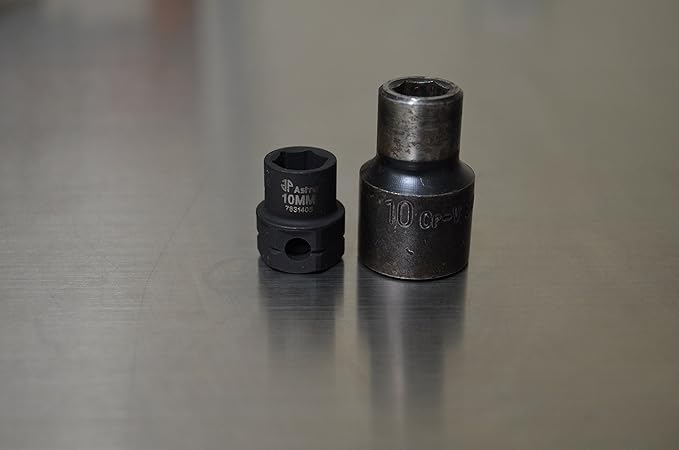 Astro Tools 78314 14-Piece 3/8" Drive Low Profile Nano Impact Sockets - Metric