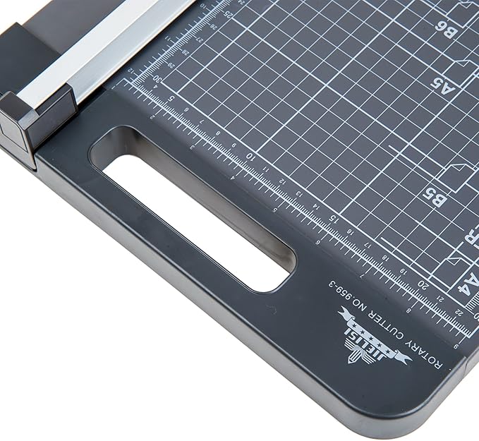 3-Way 12.6 Inch (A4 size) Rotary Trimmer Cutter Perforate & Scallop | A4 Size, Perforate Option, Scallop Options included