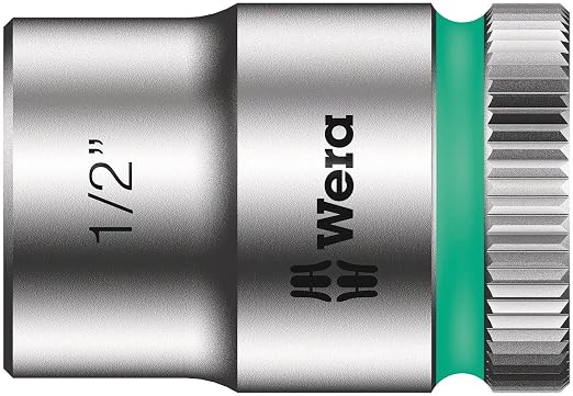 WERA 05004051001 8100 SB 11 Zyklop Imperial Metal Ratchet Set, 29 Piece, 3/8" Drive
