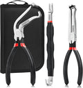 3PCS Automotive Wire Connector Removal Tool Kit - Electrical Disconnect Pliers Set Locking Tab Disconnect for Car Sensors, Wiring Harnesses, Ergonomic Non-Slip Handle