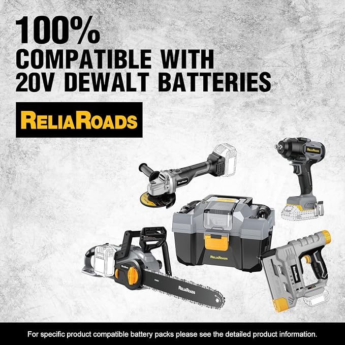 ReliaRoads 900 Ft-lbs Cordless Impact Wrench, 1/2 Inch Impact Gun Compatible DeWALT 20V MAX Battery, Brushless Constant High Torque Impact Driver with 3 Speed, Tool Only (No Battery Included)