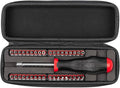 TEKTON 1/4 Inch Security Bit Driver and Bit Set with Case (37-Piece) | DBH93102