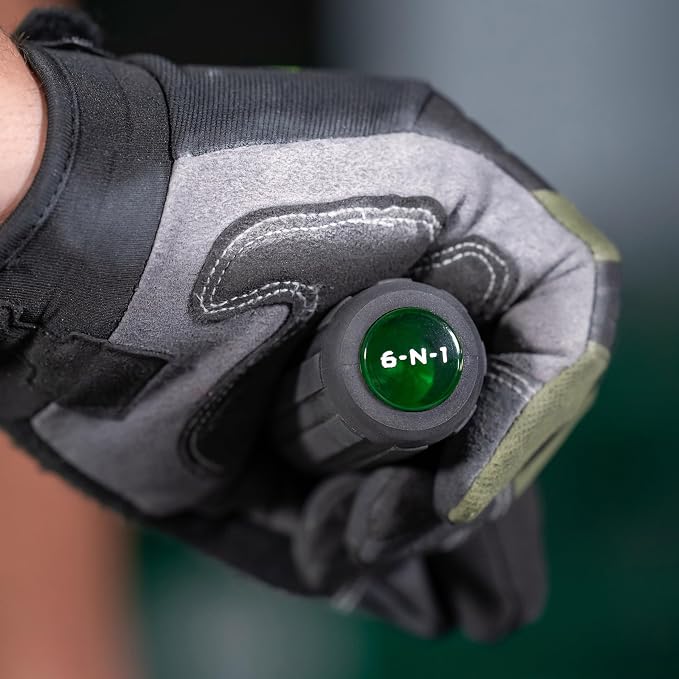 Greenlee 0153-42C 6-in-1 Multi-Tool Screwdriver with Flat-Tip, Phillips, and Hex Bits