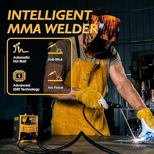 TOOLIOM 135A 110V Mini Stick Welder MMA ARC Welder Machine DC Inverter Welder with Digital Display Portable Welding Machine for 110V Only - Not for 220V