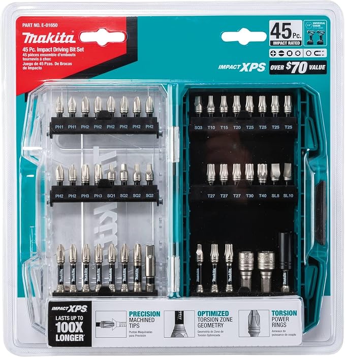 Makita Impact XPS Bit Set, 45 Pc | Pack of 2