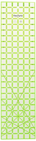 Omnigrip 6" x 24" Non-Slip Rectangle Quilting Ruler by Omnigrid