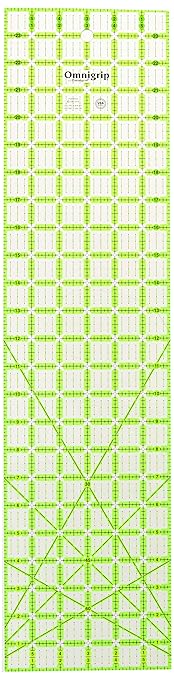 Omnigrip 6" x 24" Non-Slip Rectangle Quilting Ruler by Omnigrid