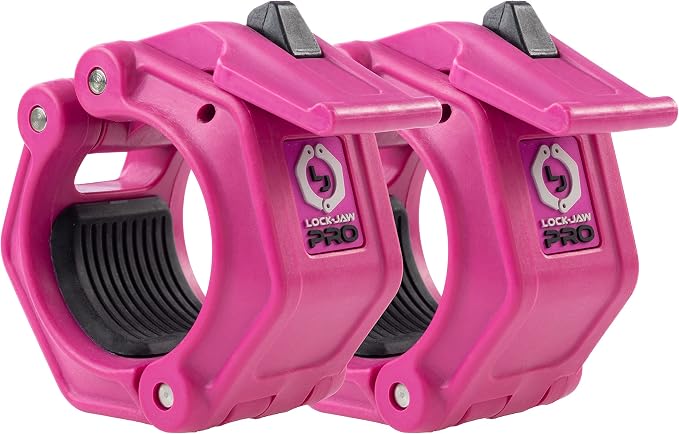 Lock-Jaw PRO 2 Barbell Collars/Clamps, 2"/50mm Olympic Bars