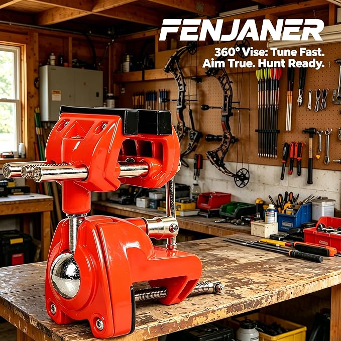 360° Rotating Universal Bow Vise for Compound & Recurve Bow Tuning