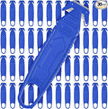 Therwen Safety Box Cutter Knife of Stainless Steel Concealed Blade Package Opener with Tape Splitter for Carton Cardboard Wrap Letter Work Bag Straps Film Utility Tool(Blue,30 Pcs)