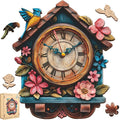 Pikoqunc Puzzles for Adults, Pink Clock House 200 Pieces Jigsaw Puzzle, Unique Shaped Wooden Puzzles, Fun Family Game, for Mom Grandma, Friends & Family 9.8'' x 11.2''