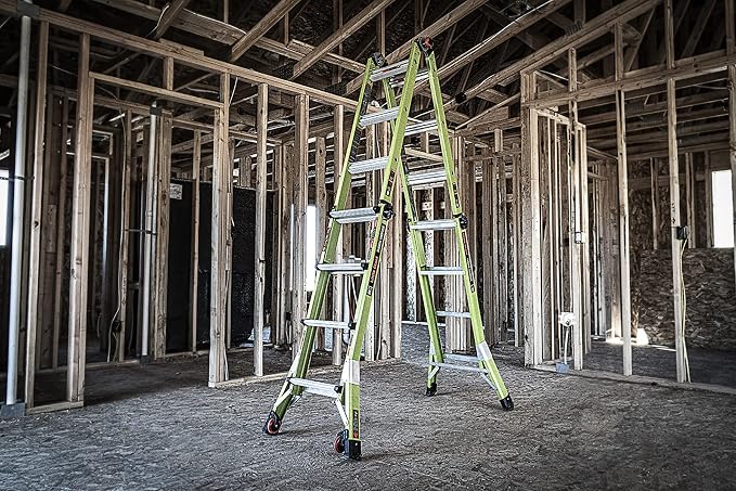 Little Giant Ladder Systems Dark Horse 2.0, M17, 17ft, Multi-Position Ladder, Fiberglass, Type 1A, 300 lbs Weight Rating, (16117-001)