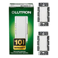 Lutron Maestro LED+ Dimmer Switch for Dimmable LED, Halogen and Incandescent Bulbs, 150W/Single-Pole or Multi-Location, MACL-153M-WH, White (2-Pack)