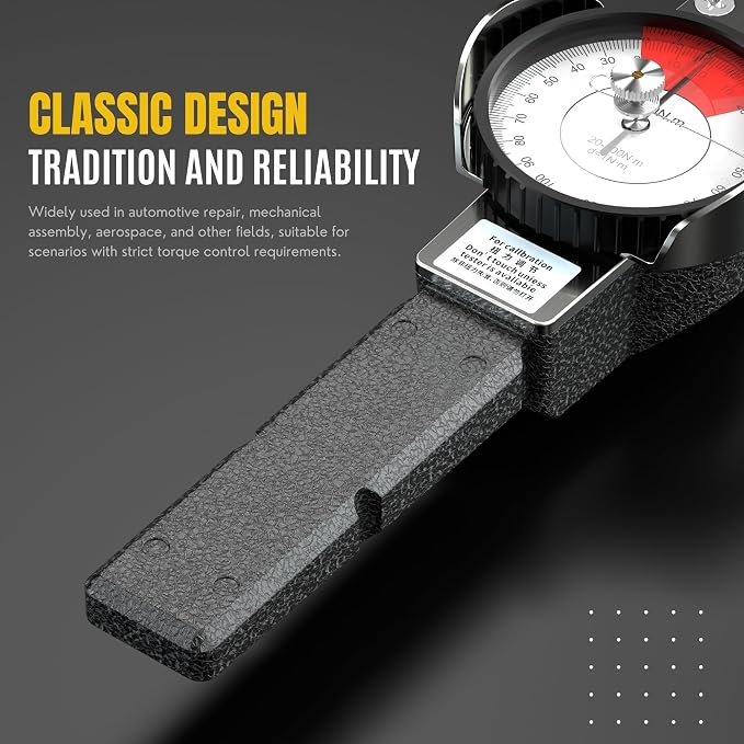 1/2 inch Torque Wrench, 0-100 N.m TLB Dial Torque Wrench, Precision Torque Wrench, Accuracy ±3%, Division 1N.m