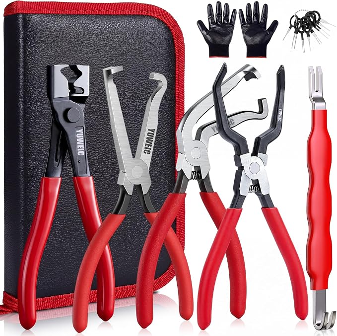 5 PCS Electrical Disconnect Pliers - Electrical Disconnect Pliers Set Locking Tab Disconnect for Car Sensors, Wiring Harnesses