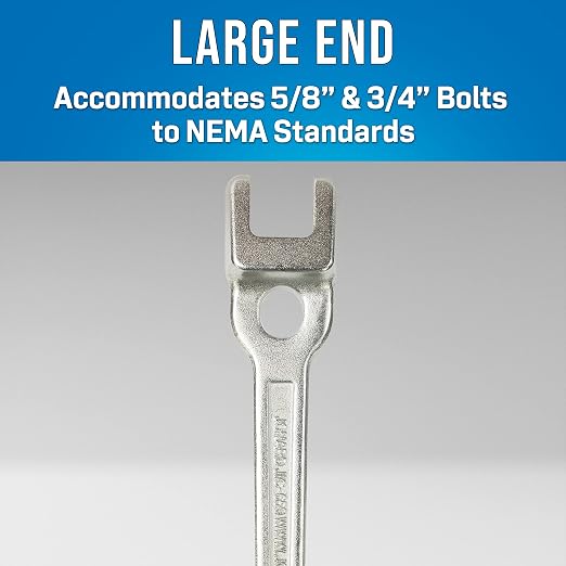 Jonard Tools JIC-650, Lineman's B Type Double Ended Wrench, 13" Length