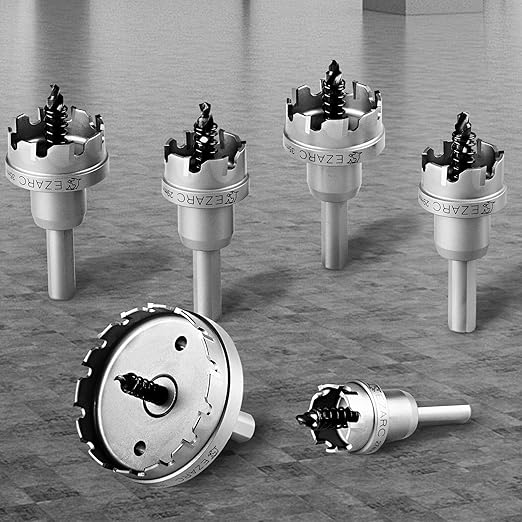 EZARC Carbide Hole Saw Heavy Duty, Hole Cutter for Stainless Steel, Sheet Metal 4-3/4" 120mm
