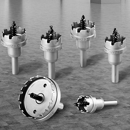 EZARC Carbide Hole Saw Heavy Duty, Hole Cutter for Stainless Steel, Sheet Metal 4-5/16" 110mm