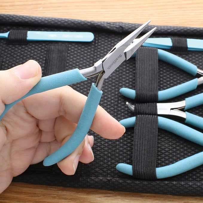 The Beadsmith Fashion Color Pliers, Jewelry Making Supply Set of 8