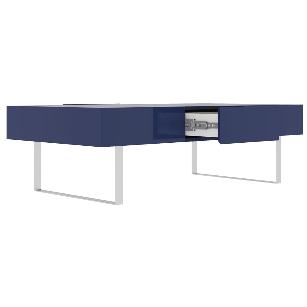 Rectangular Coffee Table With Hidden Storage