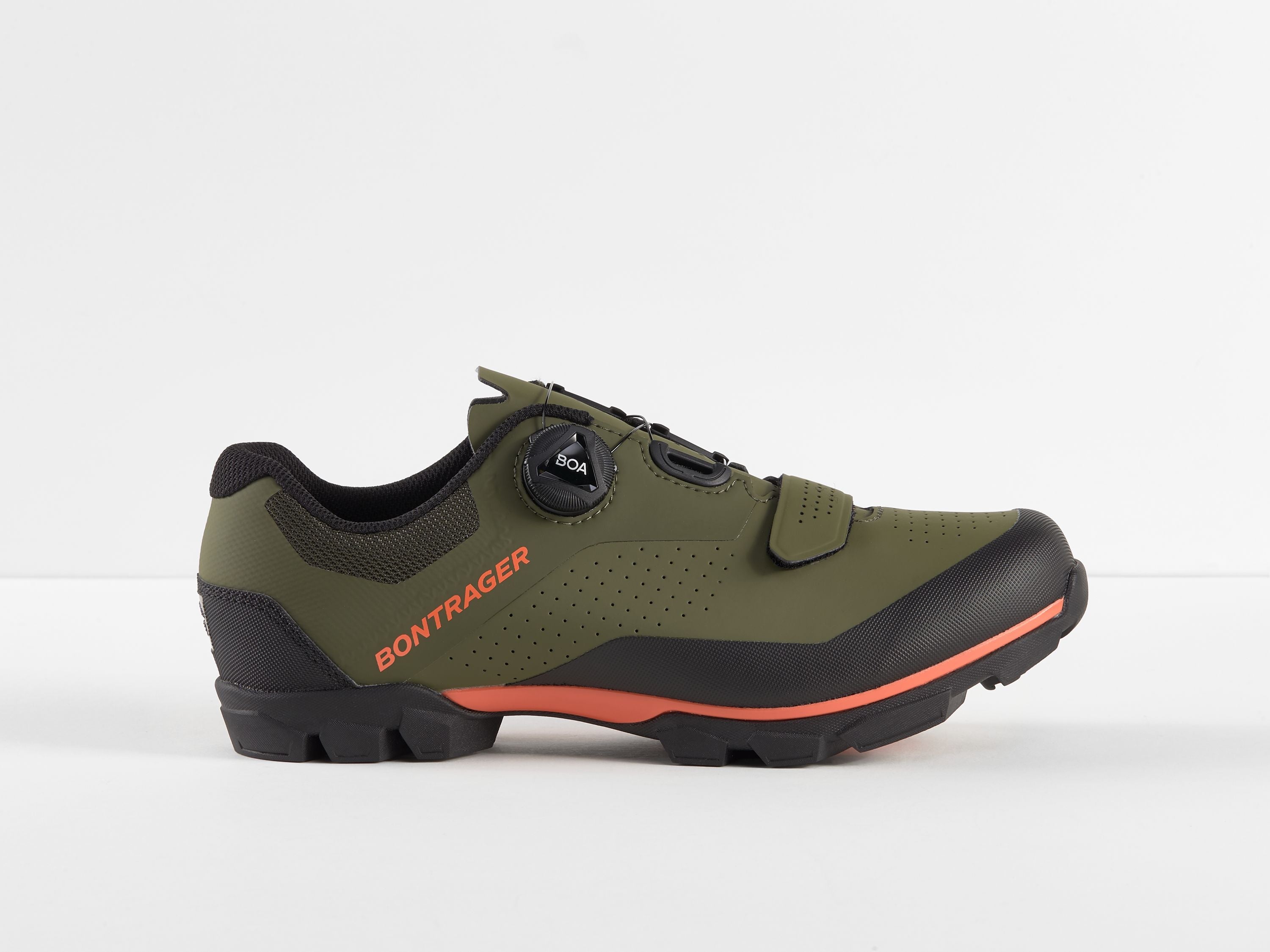 Bontrager Foray Mountain 41.5 Olive Grey/Radioactive OG Shoe