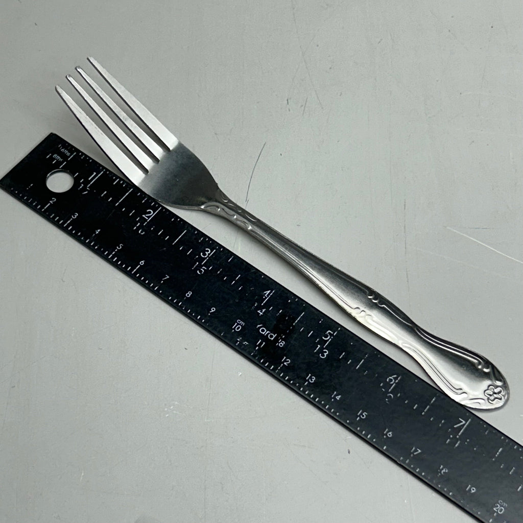 ABC (36 Pack) Stainless Steel Flora Stamped Fork Set New Other-Distressed Packaging  7" FLO-05