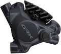 Shimano GRX BR-RX410 Hydraulic Disc Brake Caliper - Rear Flat-Mount W/Fixing Bolt 25mm Mount BLK