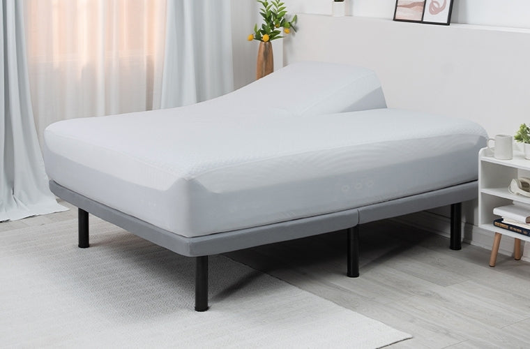 BedGear Dri-Tec Split Head Cal King Mattress Protector, White